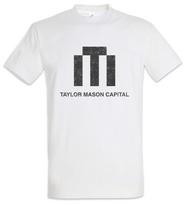 Taylor Mason Capital Marškinėliai Simbolis Billions Ženklas Logotipas Bobby Comopany Prekybininkas S