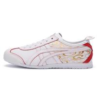 Onitsuka Tiger Mexico 66 Klasikinės spalvos Blokinis Dizainas Žemi Gyvenimo Būdo Sportbačiai Unisex sportbačiai Raudoni Balti 1183A870-100 38 white