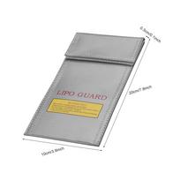 Lipo Safe Bag Fireproof Explosion proof Battery Guard Bag Pouch for Charge & Storage High Temperature Resistant sidabras