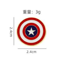 Transformers series cartoon badges Avengers Marvel movie peripherals Team America Spider-Man brooch