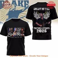 Blake Shelton Friends And Heroes Tour  Perfect Gift For Friends D809 Unisex T-Shirt XXXXL