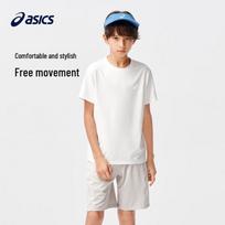 ASICS Kids' Quick-Dry Short Sleeve T-Shirt 150 balta