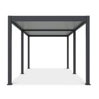 Pavėsinė Pergola Elegance, 309x255x600 cm, pilka