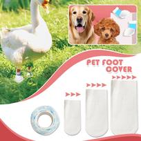20pcs Pet Disposable Shoe Cover Dog Shoes Socks Anti-Dirty Cats Dogs Paw Protection Cover Breathable Waterproof Pet Shoes S balta