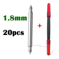 20pcs Watch Band Spring Pins 1.5/1.8/2.0/2.5mm Diameter Stainless Steel Spring Bars Link Pins 16 18 19 20 21 22 23 24 26mm Pin 12mm