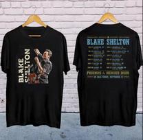 Blake Shelton Signature Shirt Blake Shelton Friends and Heroes Tour 2025 Shirt Unisex T-Shirt L