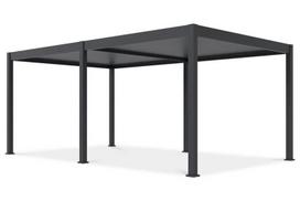 Pavėsinė Pergola, 369x599x256 cm, pilka