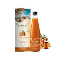 Ayuzera Sea Buckthorn With Turmeric Curcumin Oil 300ml Natural Himalayan Liquid Supplement For Wellness And Energy