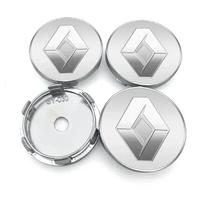 GMZU3 For Renault Clio Laguna 2 Megane 2 3 Duster Logan Captur 4Pcs 60mm Car Wheel Center Hup Caps Wheel Cover Accessories