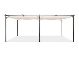 Pavėsinė Pergola Sprint, 290x590x228 cm, pilda/balta