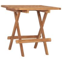 vidaXL Foldable Garden Table 50 x 50 x 50 cm Solid Teak Wood