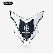 Piaggio motociklo elektrinio automobilio visų metalų dekoratyvinis lipdukas 3D trimate aštri forma apsauginio logotipo priekinio stiklo šoninis logotipo ženklelis white