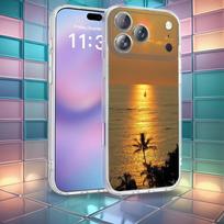 Sunset Silicone Phone Case For iPhone 16,14,11,17,13,15,12,Air,Plus,Pro,Max,E,Mini Frosted for MagSafe Magnetic Wireless iPhone12PRO