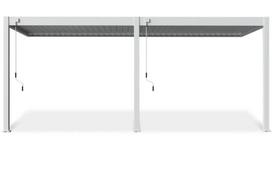 Pavėsinė Pergola Elegance, 294x600x256 cm, balta
