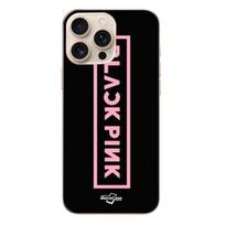 Iphone 16 Pro Case - MANIACASE - Blackpink logo - Flexible - Black - Personal style juoda