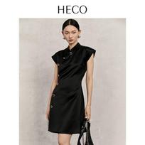 HECO Yuzhui New Chinese Style Summer Improved Cheongsam Dress M juoda