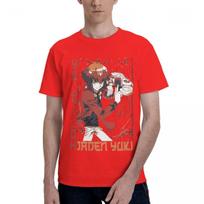 Yu Gi Oh Jaden Yuki Anime Graphic 100 Cotton Casual Breathable Confortable Totoro New In Tops And TShirts Tshirts Men S