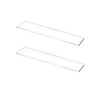 Acrylic Bathroom Shelf Set Clear Medicines Cabinet Insert with High Load Capacity for Home Office Storage