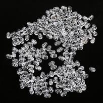 200PCS Transparent Fishing Beads Hard Bait Stopper Beads Fishing Bait Stopper Beads  Sea Fishing S-4.7mm x 6mm