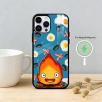 Anime C-Calcifer-ES Cute Phone Case For iPhone 17/16/15/14/13/12/Plus/Pro/Max for Magnetic Wireless Charging iPhone13PROMAX