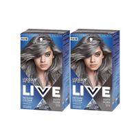 Schwarzkopf LIVE spalvos plaukų dažai ilgai išliekantys #texturegray U72*2 pilka spalva
