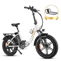 VITILAN U7 2.0 Sulankstomas elektrinis dviratis 750W variklis 48V 20Ah baterija nuvažiuojamas atstumas 90 km 20*4.0 colių padangos