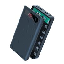 6 Slot Batteries Container Detachable Power Bank Holder for Case DIY for Shell 18650 Dual USB Battery Holder for Case juoda