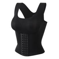 New latex underwear, seamless steel ring-free shapewear onesie, belly gathering and correcting hunchback sports bra for women M (within 50kg ) juoda