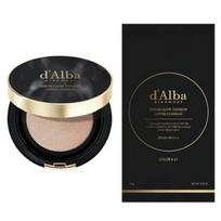 d'Alba Serum Glow Tension Cover Cushion SPF50+ PA++++ 17g + Refill 17g Set – Radiant Long-Lasting Coverage Cushion Foundation No. 21 1pcs