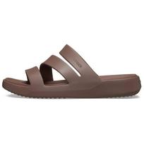 Crocs Getaway Comfortable Versatile Non-Slip Slide Sandals Women Sandals Brown 209587-0LF 34-35