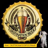 1 vnt. Klasikinis Amerikietiškas Retro 3D Metalinis Sienos Menas Vintažinis Alaus Vyno Baras Pub Maršrutas 66 Dekoras 20x20 įvairiaspalvis