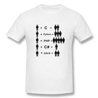 Funny C Java Python Programmer Developer T Shirt Tops Mans Short Sleeve Men Computer Tshirt Boyfriend Casual Tshirt S