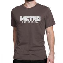 Man 2033 Metro Exodus T Shirt Gas Mask Toxic Games TShirt Novelty O Neck Clothes Purified Cotton Basic Tees Printed S