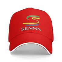 Classic Ayrton Senna Brazil Logo Golf Hat Unisex Style Trucker Hat  Daily Golf Gift Sun Hats One Size