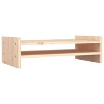 Monitor Stand 50 x 27 x 15 cm Solid Pine Wood