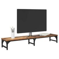 vidaXL Monitor Stand Vintage Wood Look 105 x 23 x 15.5 cm Engineered Wood