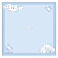Crux Cinnamoroll Lunch Soft and Squishy Place Bento Box Wrap 276517 Cloth, Mat, mėlyna