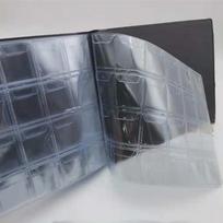 Collection Holder Book for Collectors 240 kets Transparent PVC   Collection Album Display for 25mm/0.98 Inch         Collection
