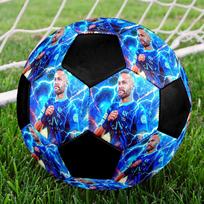 Neymar Soccer Ball Size 5 Colorful Machine Stitched PVC Competition Ready Durable High-Bounce