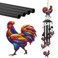 Charming Chicken Wind Chimes: Heartfelt Garden Decor & Melodic Idea Wind Chime For Garden And Special -Occasions