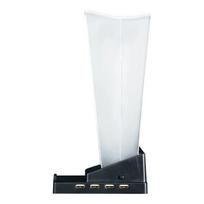 RGB-Illuminated Transparent Gaming Headset Stand with LED Display Phone Holder & Organizer Headphone Stand Earphone stand