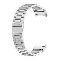 For Samsung Galaxy Watch 4 40mm 44mm Classic 46mm 42mm Original Strap Stainless Steel Watchband Metal Wristband Bracelet Band for galaxy 4 40mm sidabras