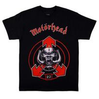 Motorhead 27 Black Rock Heavy Metal Lemmy Tee Black Unisex T-Shirt S