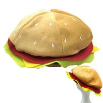 Helovino Hamburgerio Išgalvota Skrybėlė Čizburgerio Formos Greito Maisto Skrybėlė Karnavalas Kalėdų Vakarėlis Persirengimas
