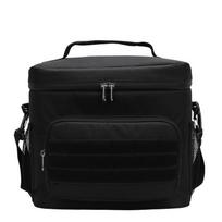 Tactical Lunch Box for Men Work Leak Proof Insulated Durable Beach Thermal Cooler Handbag Camping Picnic Square Pouchs Lightweight to Carry
