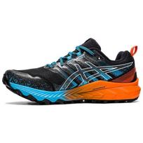 Asics Gel Trabuco 9 Juodi Mėlyni Oranžiniai Vyriški Sportbačiai Balti 1011B030-002 44.5