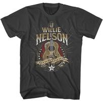 Willie Nelson Acoustic Guitar Men T Shirt Outlaw Country Music Merch XL