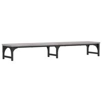 vidaXL Monitor Stand Gray Sonoma 105 x 23 x 15.5 cm Particleboard