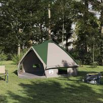 Tipi palapinė 6 asmenims Žalia ir balta 431 x 366 x 185 cm