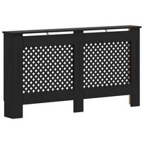 Radiator Cover Black 152 x 19 x 81.5 cm MDF